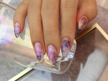 アイビー(Aivy)/水彩ネイル