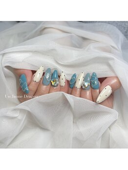 アン ジョーヌドラゴ/【ロングネイル】ハートネイル