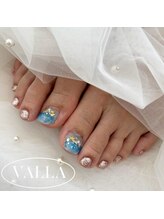 サンカリネイル バイ ヴァラ イオンモール新居浜店(sankari nail by VALLA)/ 韓国発VALLANAILフットネイル