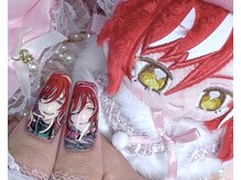 ネイル アリーズ セカンド(nail Allies 2nd)/痛ネイル 推しネイル 手書き