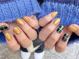 チェックネイル