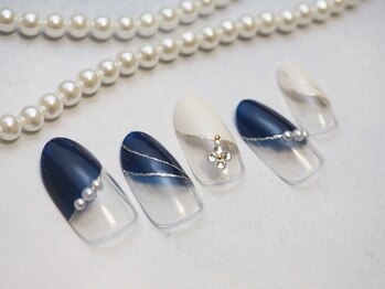 ネイルサロン ブランシュール(Nail Salon Blancheur)/シルバーラインネイル