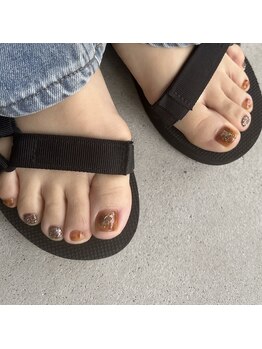 ミズホテラス(mizuho terrace)/べっ甲フットネイル