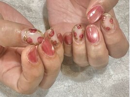 手書きお花ネイル/マグネット