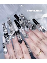 ノーリミットオオサカ 心斎橋(NOLIMIT.OSAKA)/フィルイン/長さだしネイル
