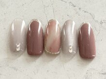 スリール(Sourire)/OLオフィス秋ネイル