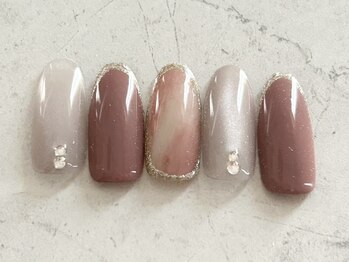 スリール(Sourire)/OLオフィス秋ネイル