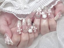 モカ 心斎橋(moca by Lee)/【Aina】ガーリーネイル