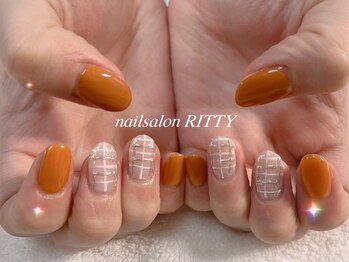 ネイルサロン リッティー(RITTY)/チェックネイル