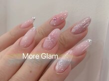 モアグラム 大宮東口店(More Glam)/自爪バレンタインネイル