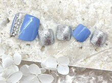 ネイルサロン ふるる 大須店/フットプチプラネイル#404