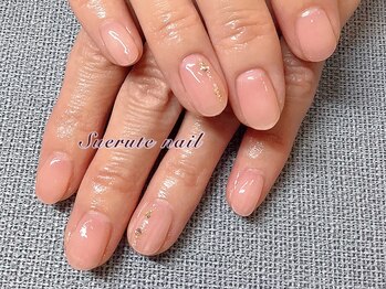 スエルテ ネイルサロン 北千住店/美爪ちゅるんピンクネイル ¥7000