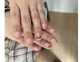 グラデーション×フラワー