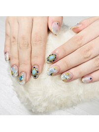 夏っぽネイル