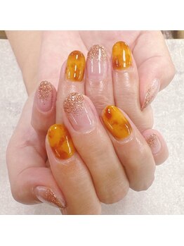 ネイルサロンファストネイルプラス 新宿店(FAST NAIL PLUS)/秋ネイル2023【べっ甲】