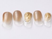 アイ ネイルズ 天神店(I nails)/つぶ×ぬりかけ¥6500