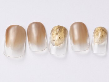 アイ ネイルズ 天神店(I nails)/つぶ×ぬりかけ¥6500