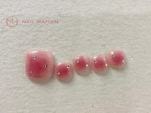 ネイルメゾン 梅田(NAIL MAISON)/ピンクチークストーン