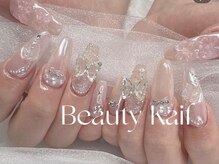 ビューティー ケフ 池袋店(Beauty Kaif)/ミラーネイル/リボン/