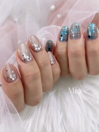 チェックネイル