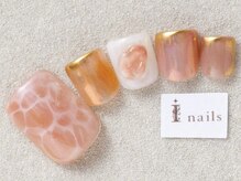 アイネイルズ 三宮店(I nails)/ドロップアートネイル￥8000