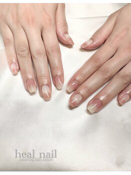 ヒールネイル(heal nail)/苺みるくnail