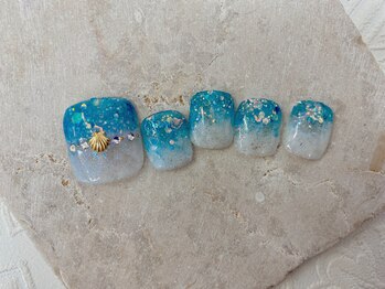 みんなのネイルサロン/夏フットデザイン