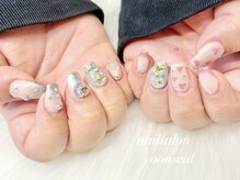 ユンセル(yoonseul)/アシンメトリーネイル.・°＊