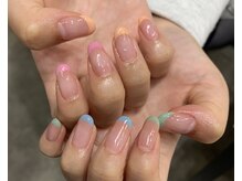 ナンバーネイル 名駅(N° nail)/カラーフレンチ