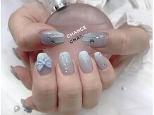 シエル(Ciel)/水色ネイル