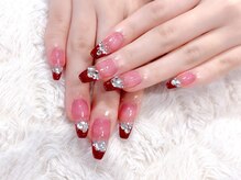 ラルネイル 大宮(Lull. nail)/#長さだし#スカルプ#冬#フレンチ