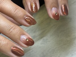 シンプル　ネイル