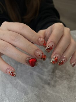 ロミー(Rommy)/ハートづくしネイル