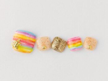 ティアリーネイル コレットマーレ店(Tiary Nail)/レインボーネイル