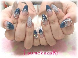 ネイビーフレンチ★ホロライン