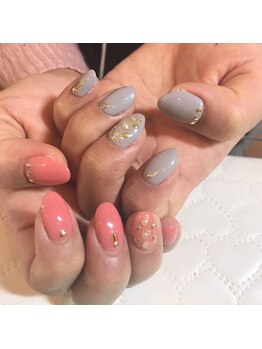 モンチーズ ネイル(Monchies Nail)/流行ってますねアシメ！！