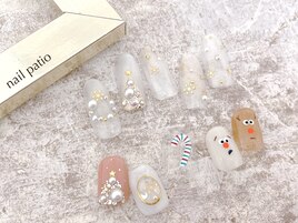 クリスマス 1本アート 330yen～