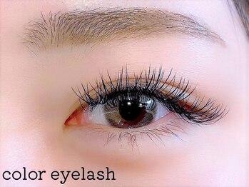コロルアイラッシュ(color eyelash)/フラットラッシュ140本/能見台