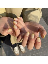 ミントリーフ バイ リート(Mint leaf by Reat)/イエロー変形フレンチ