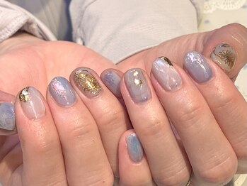 レミア 関内(REMIA)/8月　ひまわりネイル