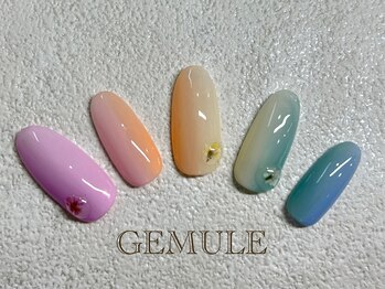 ネイルアンドアイラッシュ ジェムール 川越店(Nail&Eyelash GEMULE)/7月新作デザイン