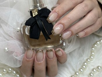 アンジュ(Ange)/【Miyu】アニマル柄フレンチ