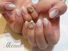 アクイユ 銀座店(ACCUEIL)/ホワイトクリスマスネイル