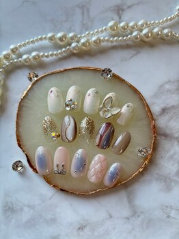 ラボーテ (La beaute)の写真/自店オフ無料≪定額ハンド¥6280～≫上品系から大人可愛い系のネイルまでおまかせ♪周りからの好感度もUP！