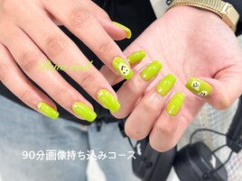ニコちゃんネイル70342