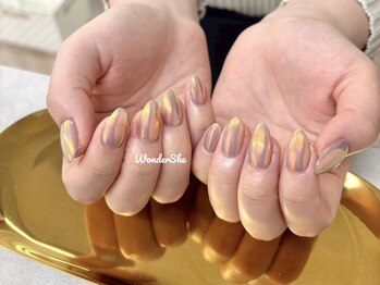 ワンダーシー(WonderShe)/オーロラミラーネイル