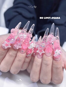 ノーリミットオオサカ 心斎橋(NOLIMIT.OSAKA)/持ち込み/長さだし/つけ放題