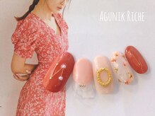 アグニークリッシェ(Agunik Riche)/【押し花ネイル】