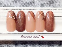 スエルテ ネイルサロン 北千住店/マグネットチョコネイル ¥8000