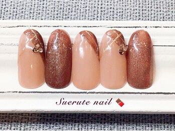 スエルテ ネイルサロン 北千住店/マグネットチョコネイル ¥8000